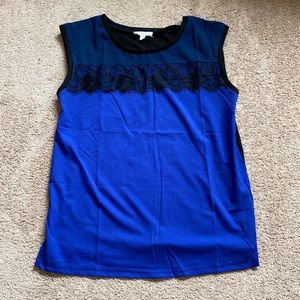 Hem & Thread Medium tank with lace